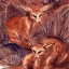 Gaston SUISSE (1896-1988) - Fennecs. Vers 1926.